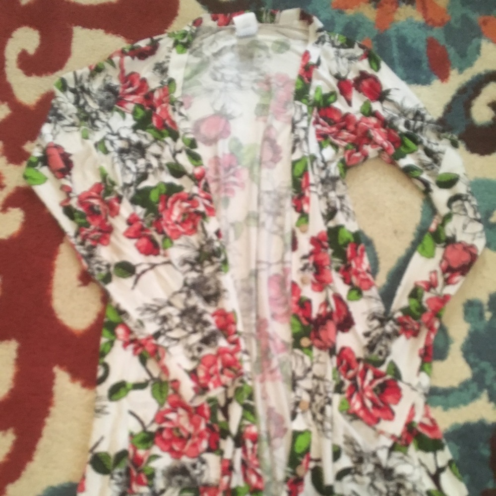 Floral cardigan